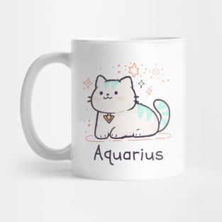 Aquarius Cat Mug